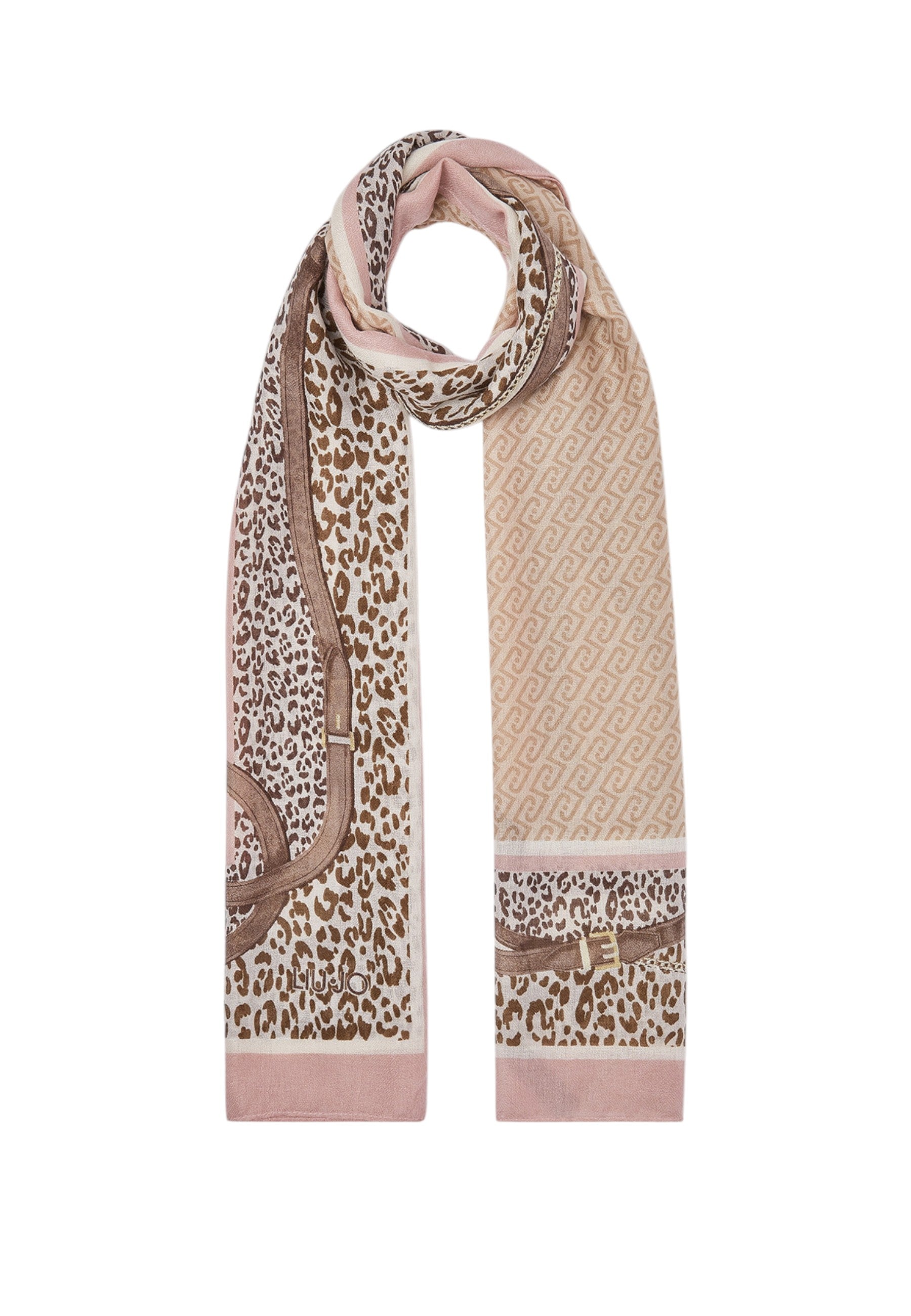 Foulard Donna Liu Jo In Poliestere Cameo Rose