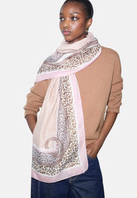 Foulard Donna Liu Jo In Poliestere Cameo Rose