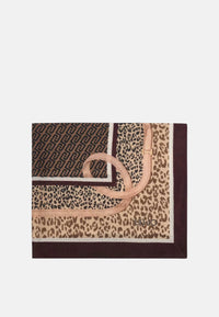 Foulard Donna Liu Jo In Poliestere Rosso Melanzana