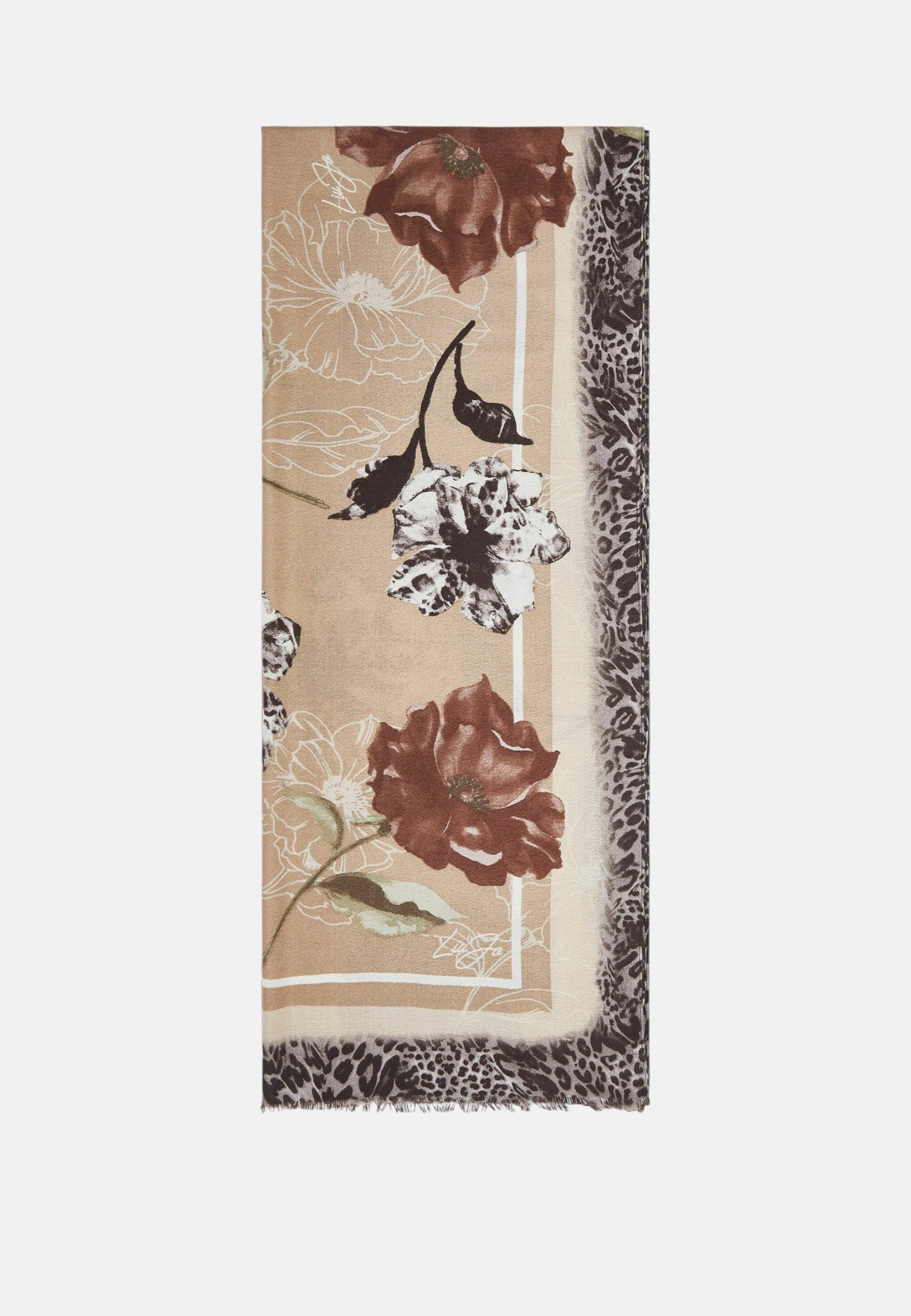 Foulard Donna Liu Jo con stampa Floreale Naturale