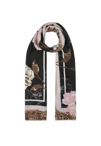 Foulard Donna Liu Jo con stampa Floreale Cammello