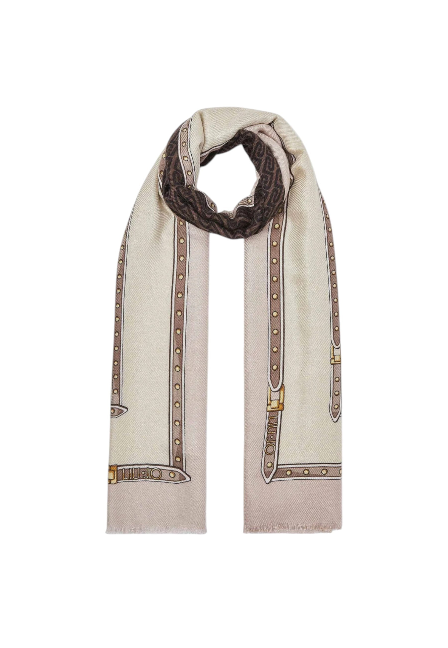 Foulard Donna Liu Jo In Viscosa Rosa