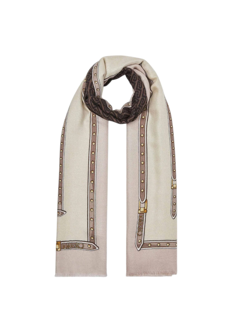 Foulard Donna Liu Jo In Viscosa Rosa