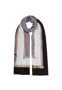 Foulard Donna Liu Jo In Viscosa Nero
