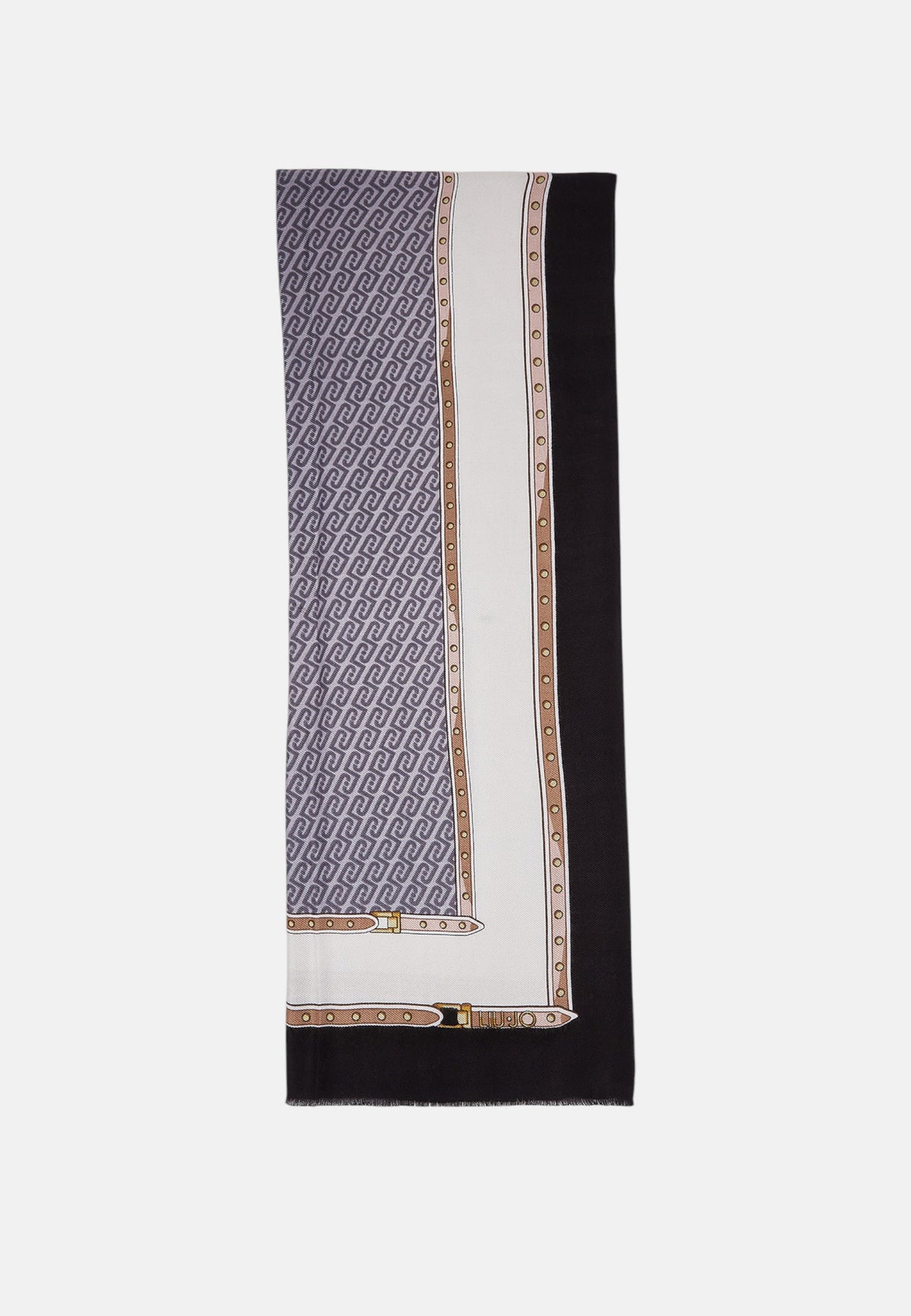 Foulard Donna Liu Jo In Viscosa Nero