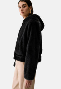 Giubbotto reversibile in teddy Donna Liu Jo Nero
