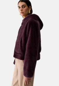 Giubbotto reversibile in teddy Donna Liu Jo Rosso Mel Scuro