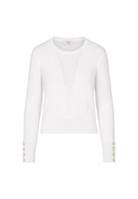 Maglia con stringhe Donna Liu Jo Bianco