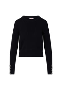 Maglia con stringhe Donna Liu Jo Nero