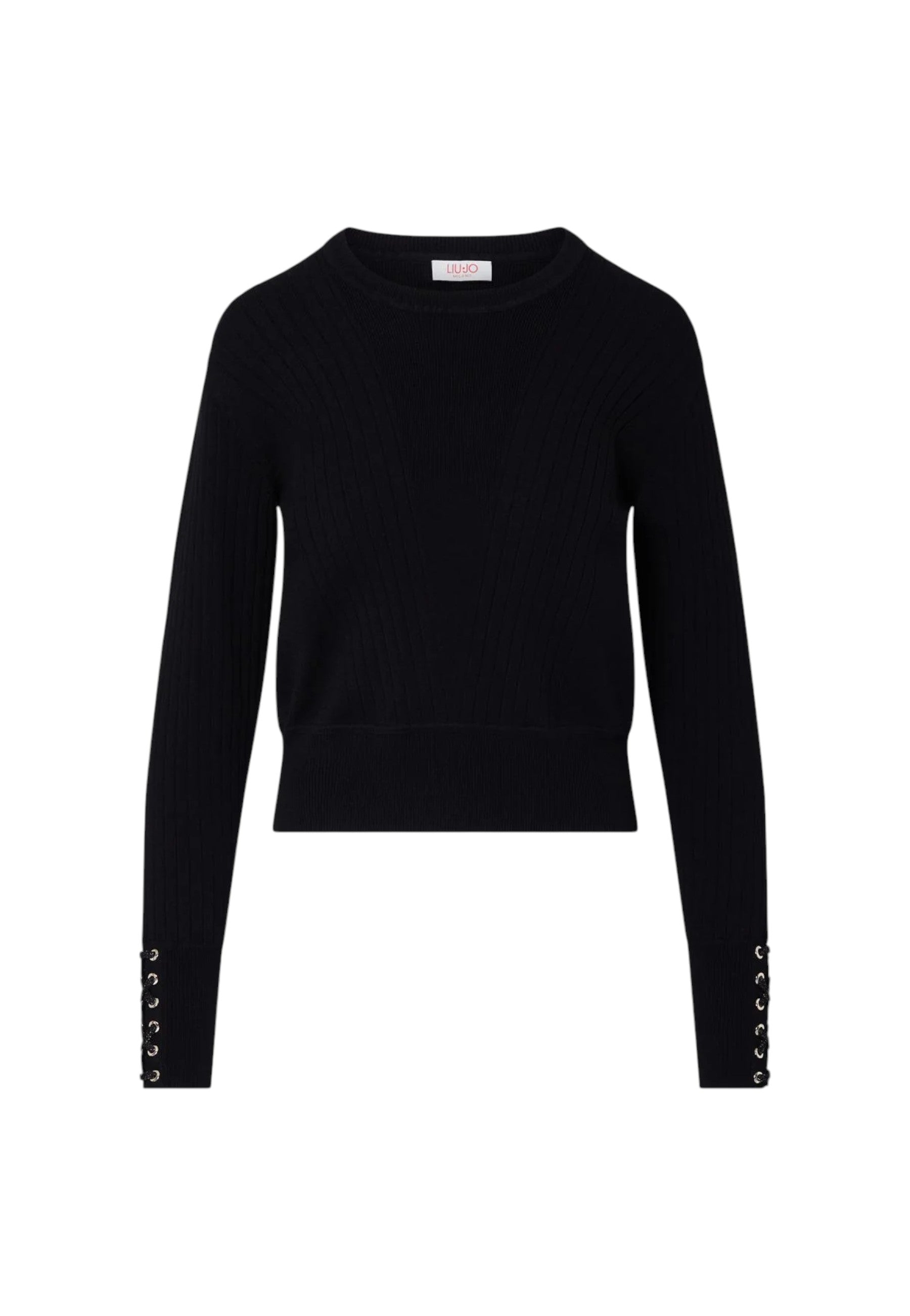Maglia con stringhe Donna Liu Jo Nero