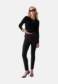 Maglia con stringhe Donna Liu Jo Nero