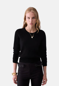 Maglia con stringhe Donna Liu Jo Nero