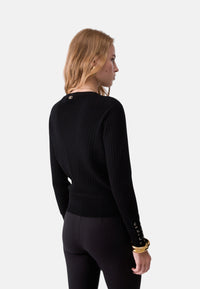 Maglia con stringhe Donna Liu Jo Nero