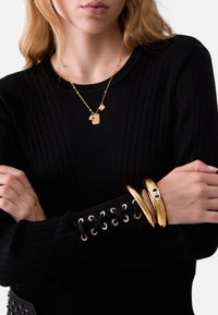 Maglia con stringhe Donna Liu Jo Nero