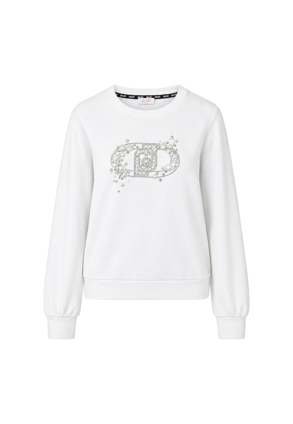 Felpa con logo da donna Liu Jo Bianco