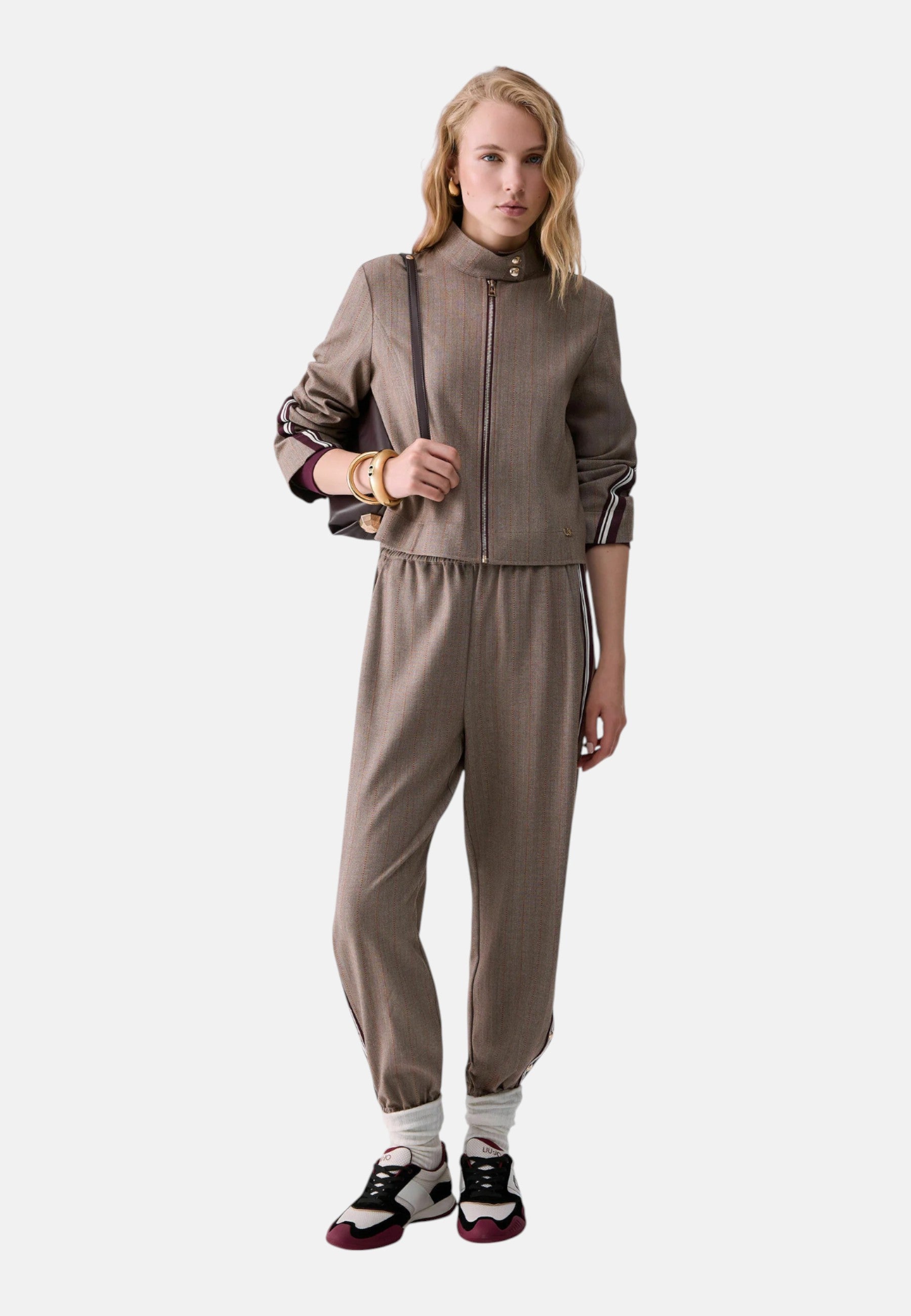 Pantaloni Jogging Donna Liu Jo Marrone
