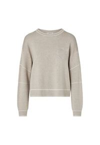 Maglia con impunture Donna Liu Jo Bianco