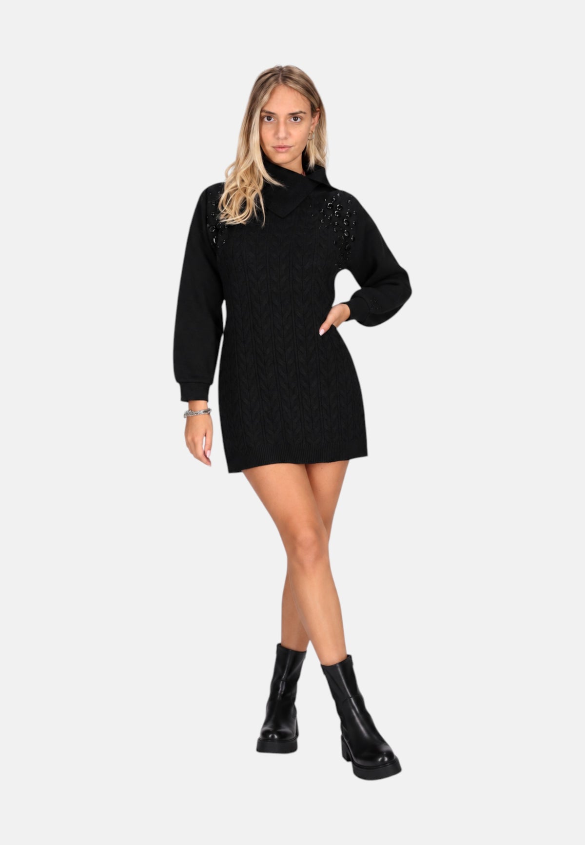 Maxi Maglione Da Donna Liu Jo Nero