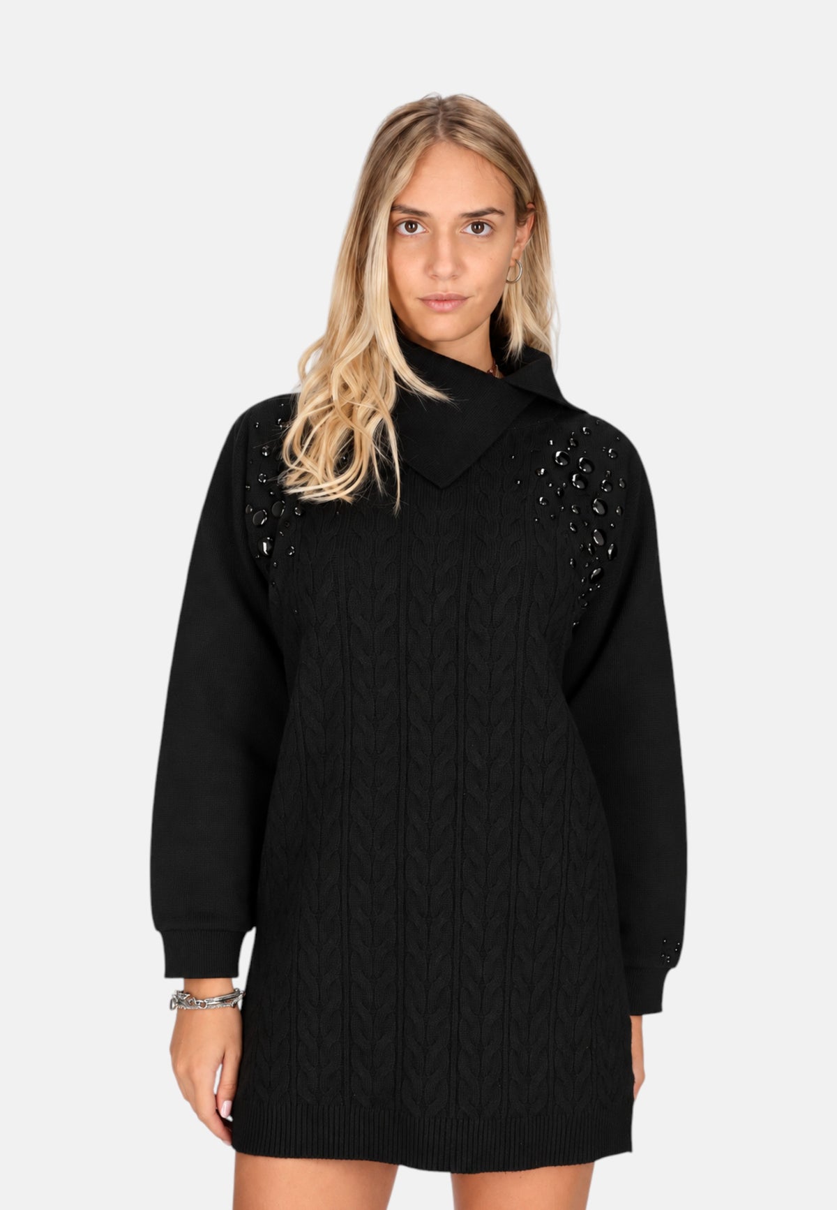 Maxi Maglione Da Donna Liu Jo Nero