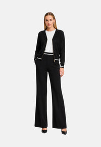 Pantaloni in maglia Donna Liu Jo Nero/bianco