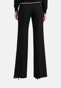 Pantaloni in maglia Donna Liu Jo Nero/bianco