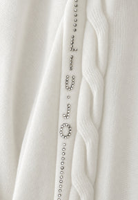 Felpa con bordi a contrasto Donna Liu Jo Bianco/nero