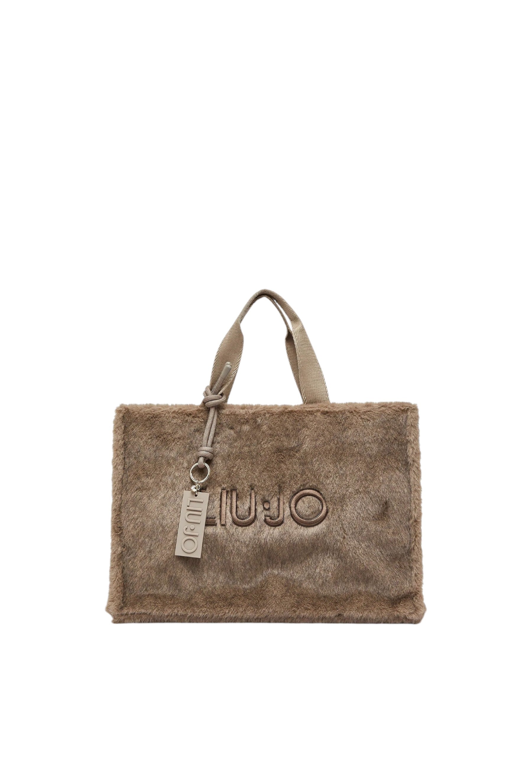 Borsa tote grande in teddy Donna Liu Jo Light Glace