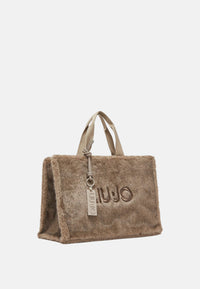 Borsa tote grande in teddy Donna Liu Jo Light Glace