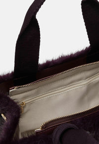 Borsa tote piccola in teddy Donna Liu Jo Rosso Mel Scuro