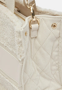 Borsa tote piccola in teddy da Donna Liu Jo Bianco