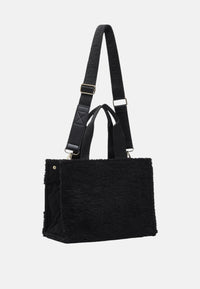 Borsa tote piccola in teddy da Donna Liu Jo Nero