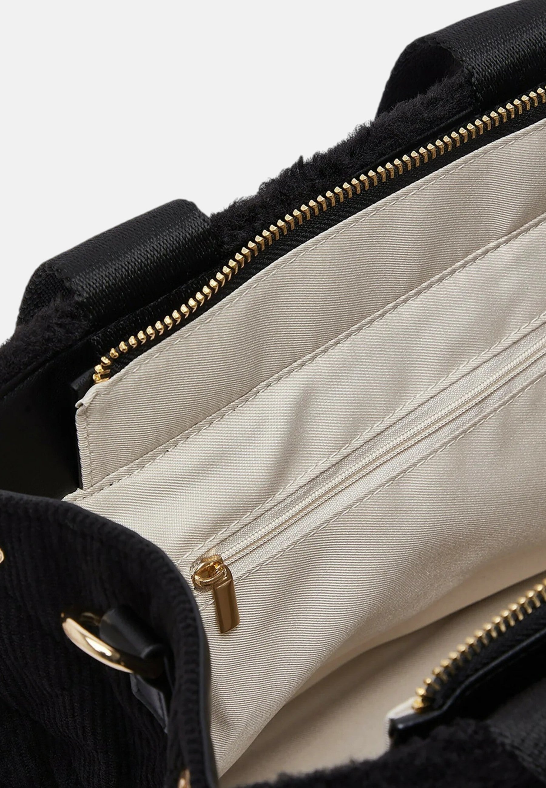 Borsa tote piccola in teddy da Donna Liu Jo Nero