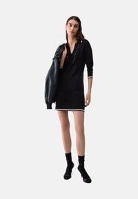 Abito corto in maglia Liu Jo Nero/bianco