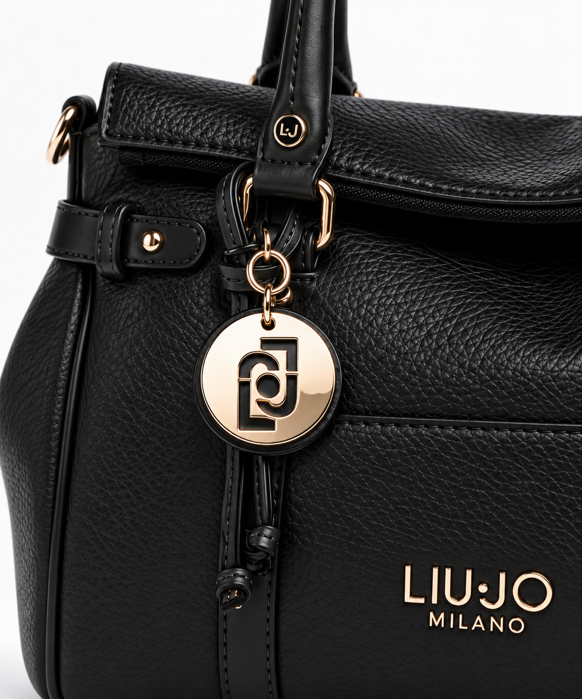Borsa a mano pelle sintetica suede Liu Jo Nero