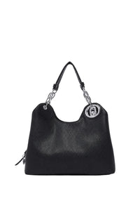 Borsa satchel media Da donna Liu Jo Nero/argento