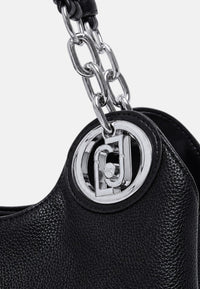 Borsa satchel media Da donna Liu Jo Nero/argento