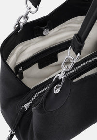 Borsa satchel media Da donna Liu Jo Nero/argento