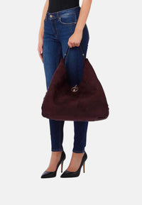 Borsa a Spalla media Donna Liu Jo Rosso Melanzana