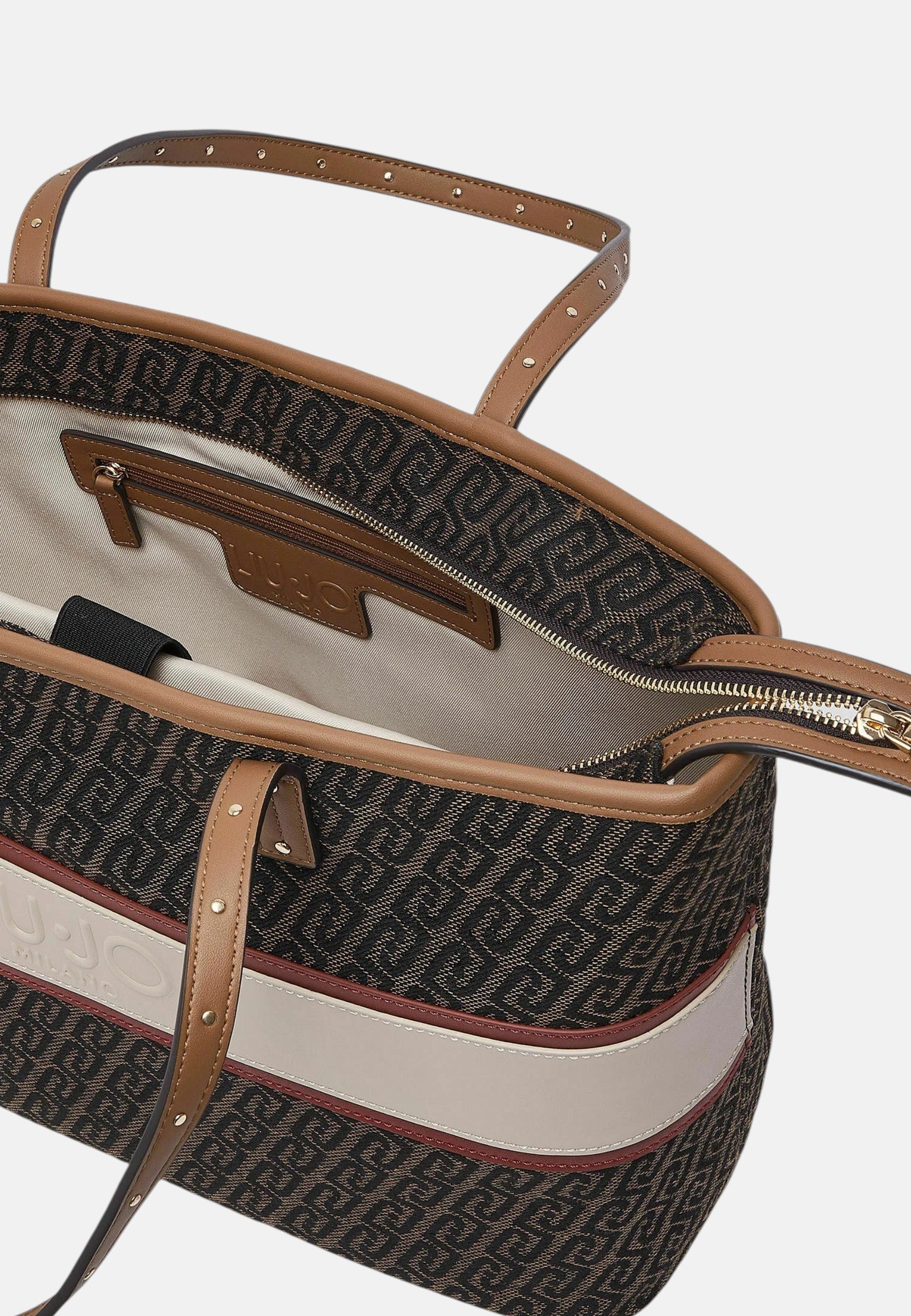 Borsa tote media monogram Donna Liu Jo Testa Di Moro