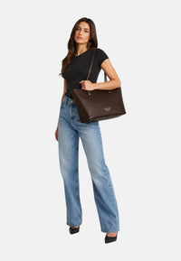 Borsa Shopping piccola Donna Liu Jo Marrone