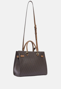 Borsa satchel media con foulard Donna Liu Jo Suede