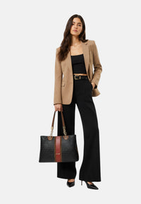 Borsa tote media Donna Liu Jo Nero