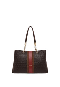 Borsa tote media Donna Liu Jo Marrone