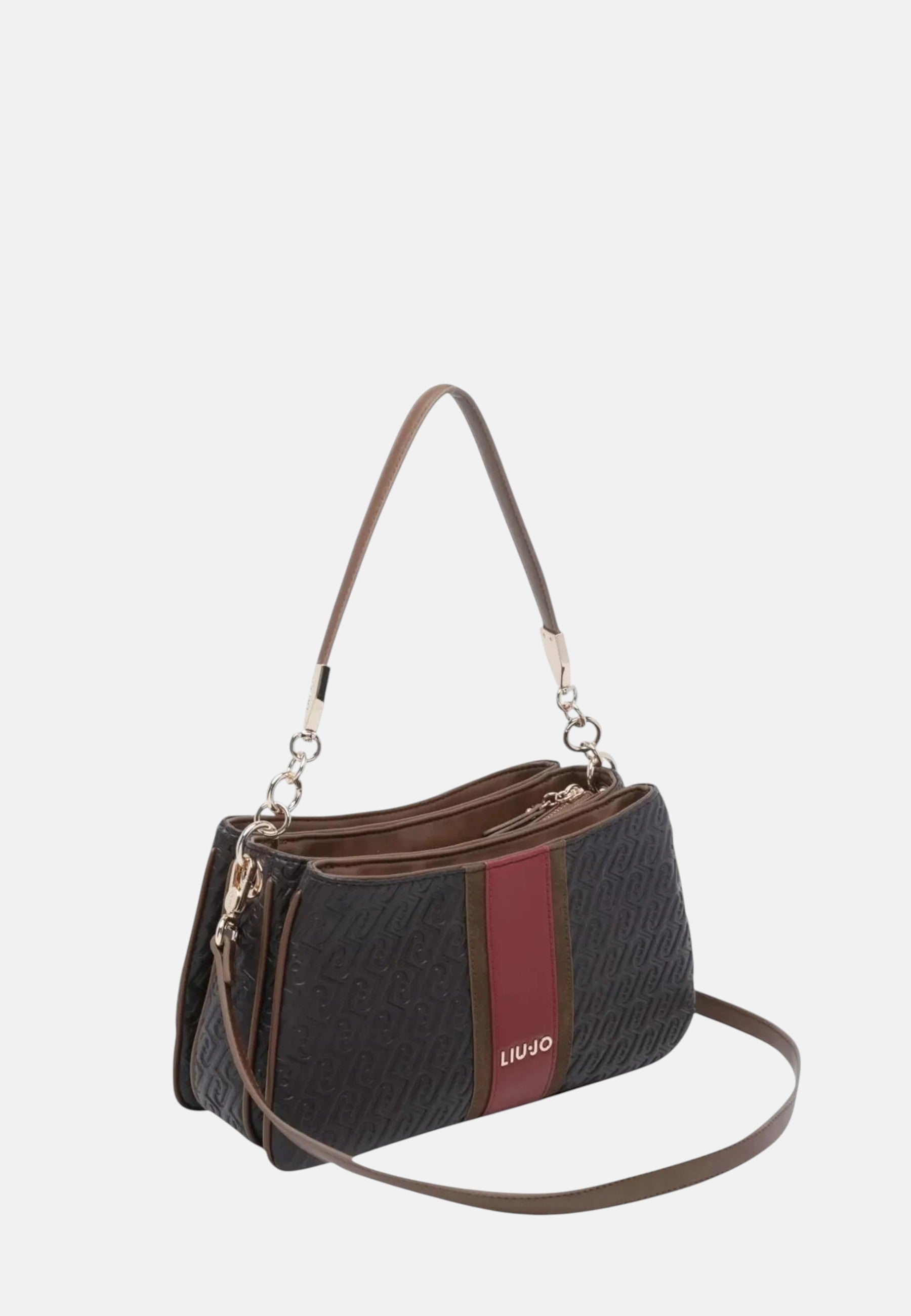 Borsa a tracolla media Donna Liu Jo Marrone