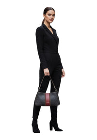 Borsa a tracolla media Donna Liu Jo Marrone