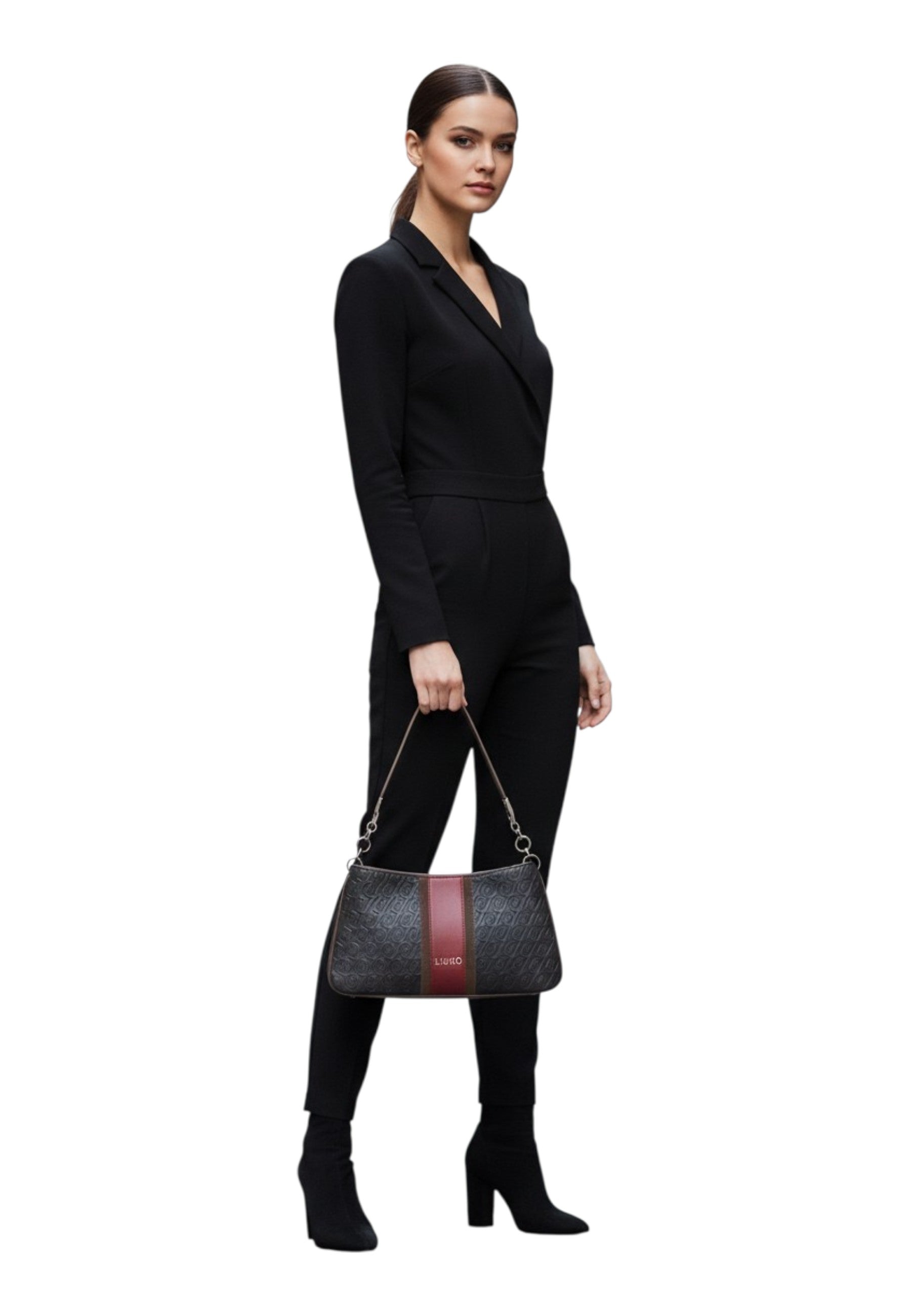 Borsa a tracolla media Donna Liu Jo Marrone