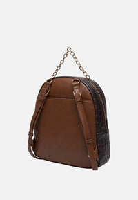Zaino con logo monogram Donna Liu Jo Marrone