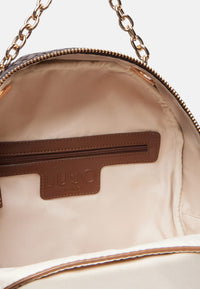 Zaino con logo monogram Donna Liu Jo Marrone