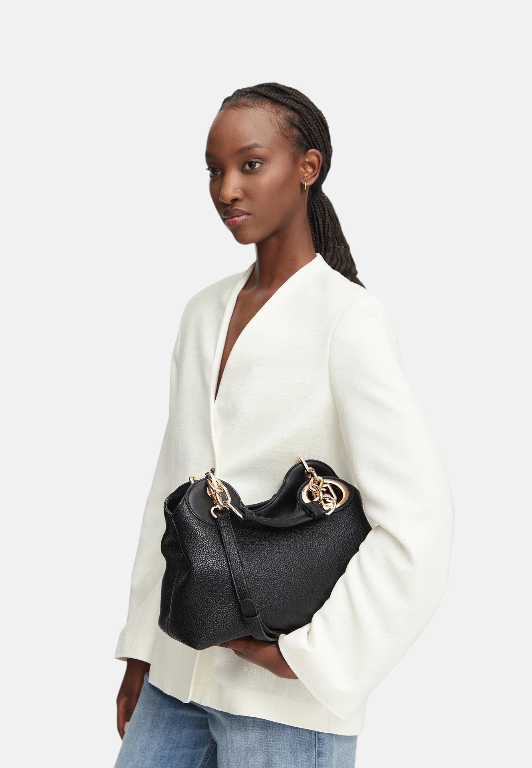 Borsa a mano piccola Donna Liu Jo Nero/oro