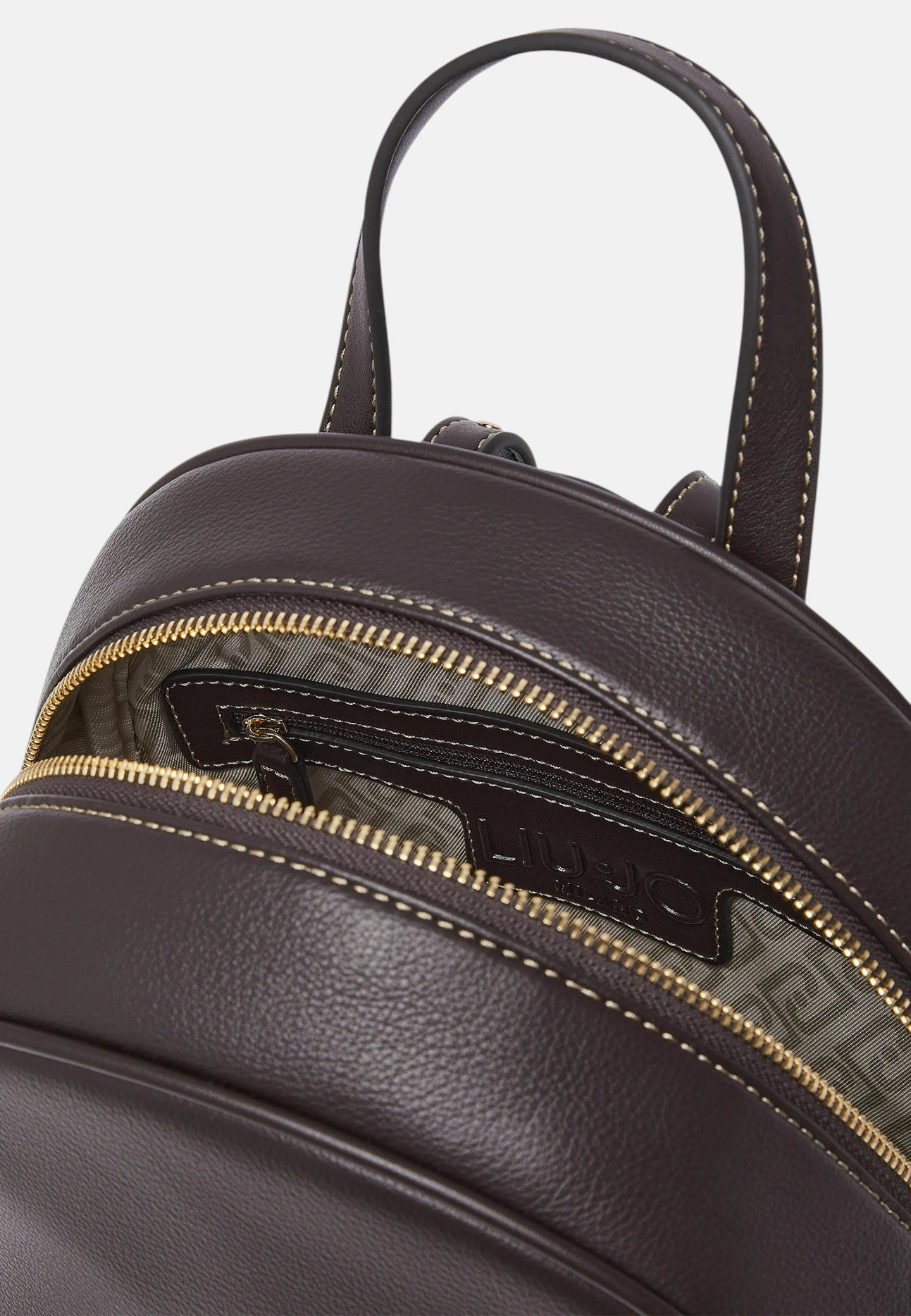 Zaino con logo Donna Liu Jo Marrone